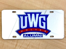 UWG Athletics Logo - Alumni License Plate